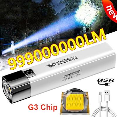 Mini Tragbare Superhelle Taschenlampe Haushalt Langstrecken Außenbeleuchtung LED Starkes Licht Kleine Weiße Taschenlampe