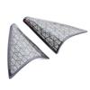 For BMW 5 Series G60 2024-2026 Stainless Steel Black Car A-pillar Tweeter Grille Cover Trim Interior Car Accessories