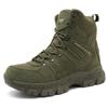 Men Hiking Shoes Zippers Breathable Casual Durable Combat Boots Outdoor Thick-soled Comfortable Sports Shoes for Men