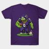 Men Black Print T-shirt Baltimore Ravens Kermit The Frog Player Funny Football Lovers Gifts No-Cut Transfer Paper Print Cotton Tshirt