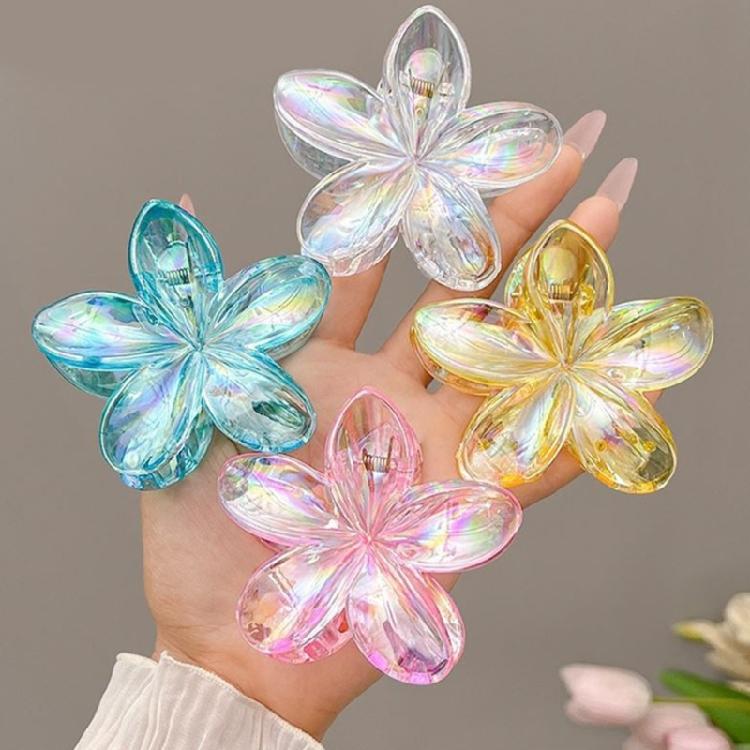 Floral Hair Clip High Ponytails Claw for Women and Girls Enhancing Your Look Fashionable Plastic Hair Accessory