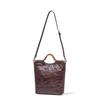 Cross-border leather whole tree paste hand scratching tannin real vegetable tanned cowhide tote bag handbag women's shoulder messenger bag bag