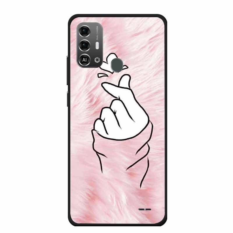 For ZTE Blade A53 Pro / A53Plus Case Lovely Soft TPU Painted Cat Silicone Cover for ZTE Blade A53 Plus Funda Coque A53Pro Shell