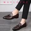 Fashion Sizes 38-48 Men's Casual Leather Tassels Shoes Mens Driving Loafers Light Moccasins Men Trendy Tassels Party Wedding Flats Shoes