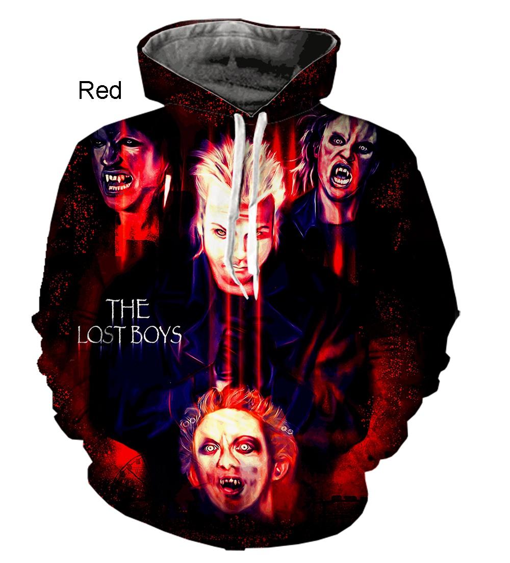 

Толстовки с капюшоном The Lost Boys с 3D-принтом для мужчин/женщин с длинным рукавом, модная мужская модная детская толстовка с капюшоном Y2K, одежда унисекс 6XL