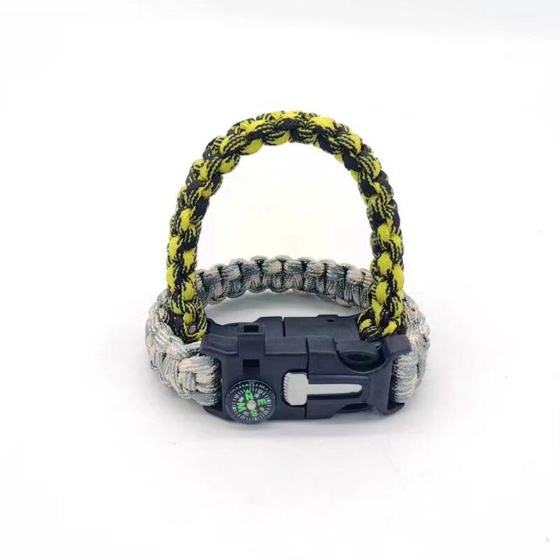 Brangdy Outdoor Survival Braided Bracelet