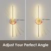 Wireless Rechargeable Magnetic Wall Lamp for Living Room or Bedroom Atmosphere