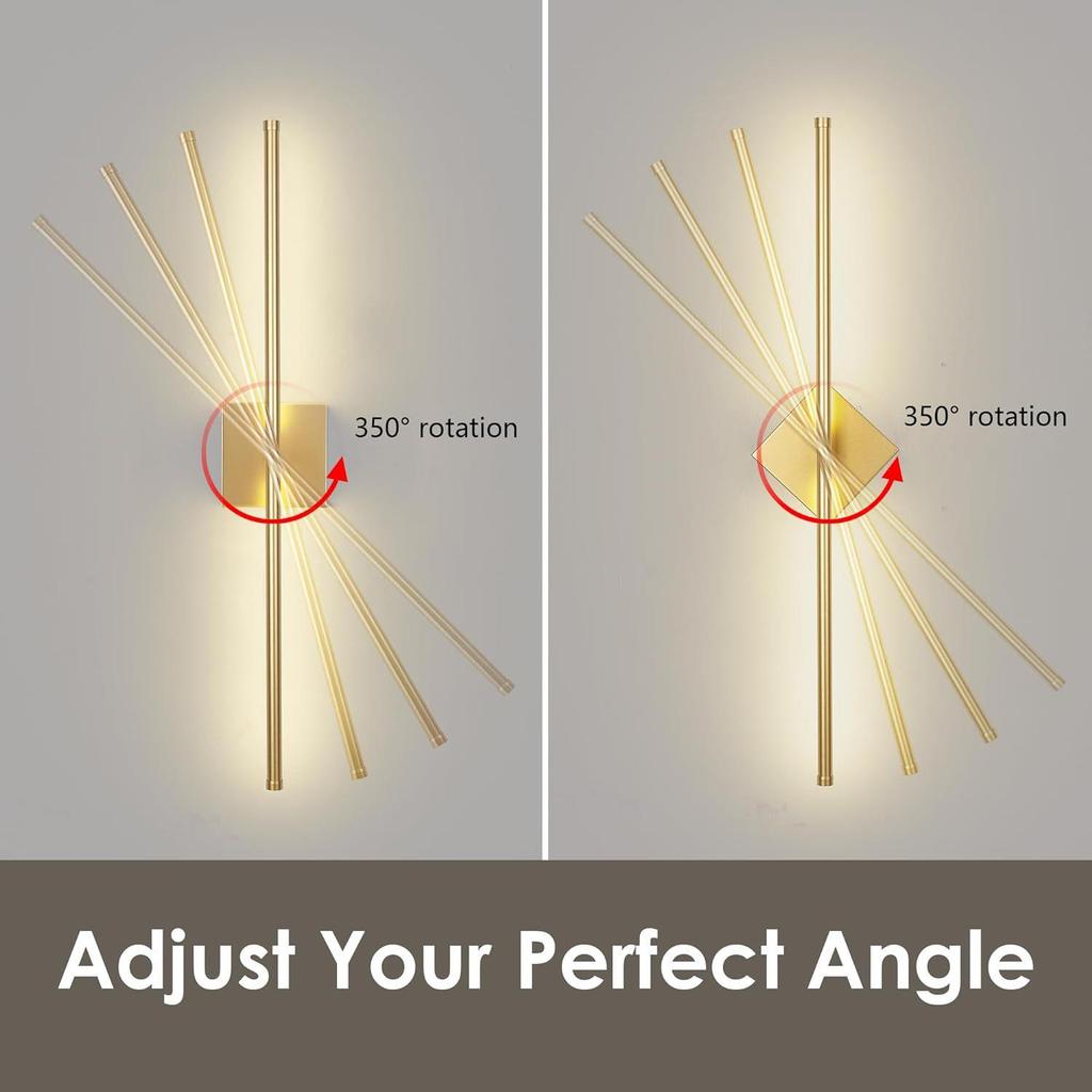 Wireless Rechargeable Magnetic Wall Lamp for Living Room or Bedroom Atmosphere