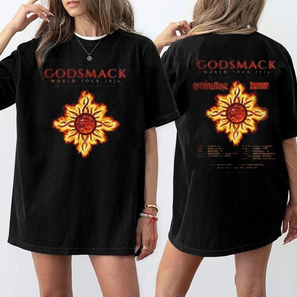 Godsmack Rock Band Tee for Fans, Godsmack Rock Tour 2026 T-shirts L