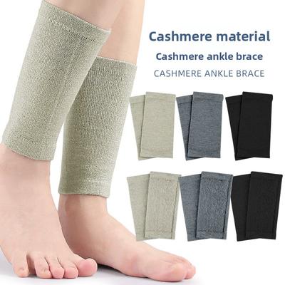 Cashmere Ankle Protector, Soft, High Elastic, Breathable, Skin-friendly Sports, Pressurized Autumn and Winter Cold Protection, Warm Calf Socks