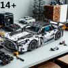High Quality 1300+Pcs Sports Car Building Blocks 1:14 Model DIY Car Toy Assembly Model Ornament Birthday Christmas Gift for Boys