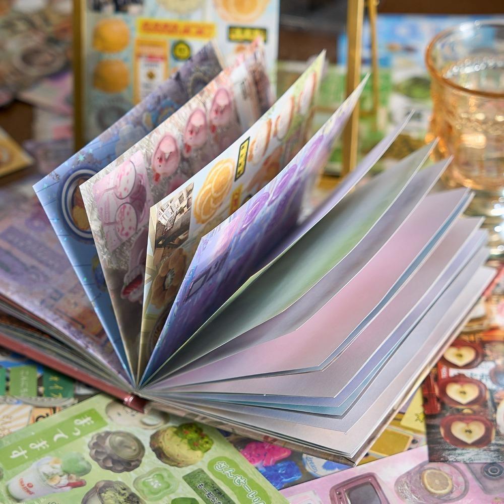 45PCS Kpop Memo Pads Material Stickers Laptop Photocard Sticker Book  for DIY Handbook Phone Case