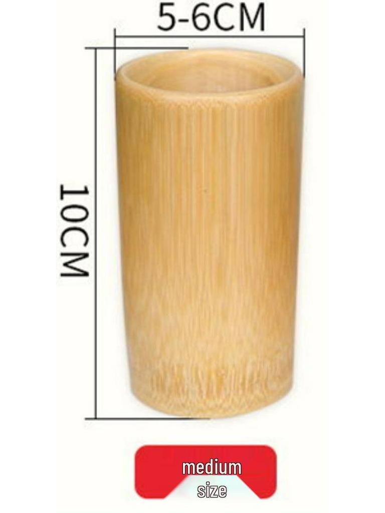 Extra Large Natural Bamboo Cupping Jar for Home Use - Suction Cup, Thickened Bamboo Tube, Wooden Design, Free Shipping