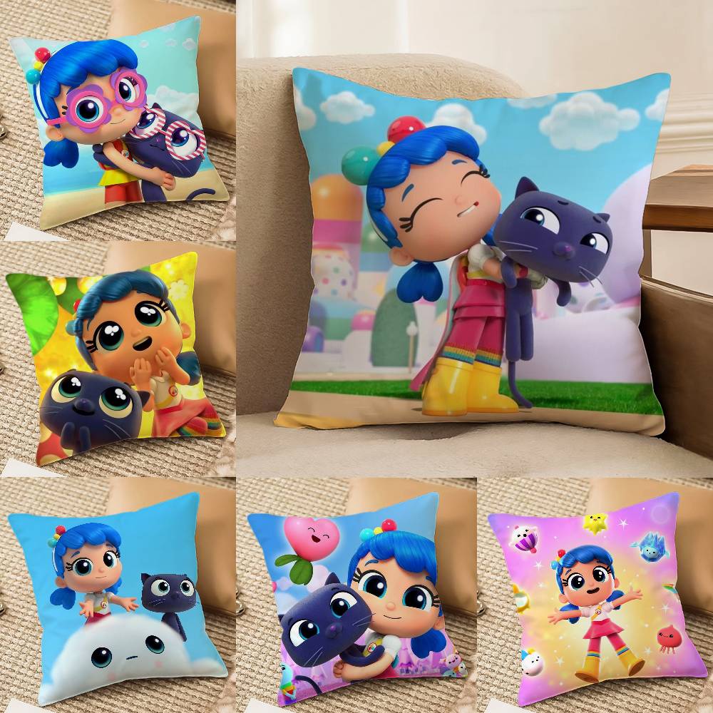A-Ader E-Error Pillow Case Anti-dustmite Pillowcase Invisible Zipper Silky Sofa Cushion Cover