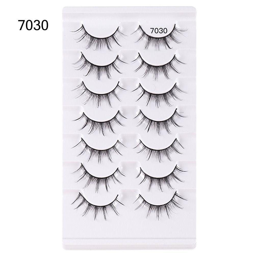 

Пушистые ресницы из искусственной норки, натуральный кошачий взгляд, накладные ресницы, ресницы манга, короткие ресницы 7030