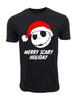 Unisex Adult Casual Graphic MERRY SCARY HOLIDAY GRAPHIC T SHIRT T-S...