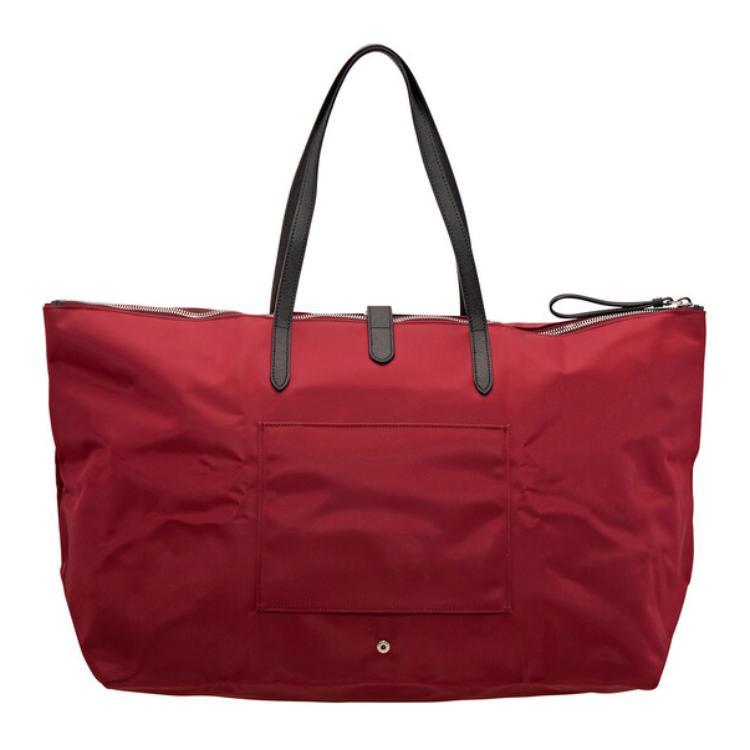 Bally Fashionable Portable Large Capacity Nylon And Leather Shoulder Travel Bag Women bags Red 6222889