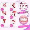 Dental Tooth Gems Diamond Dental Jewelry Crystal Diamond Ornament DIY Tools with Self-adhesive Box Denture Acrylic