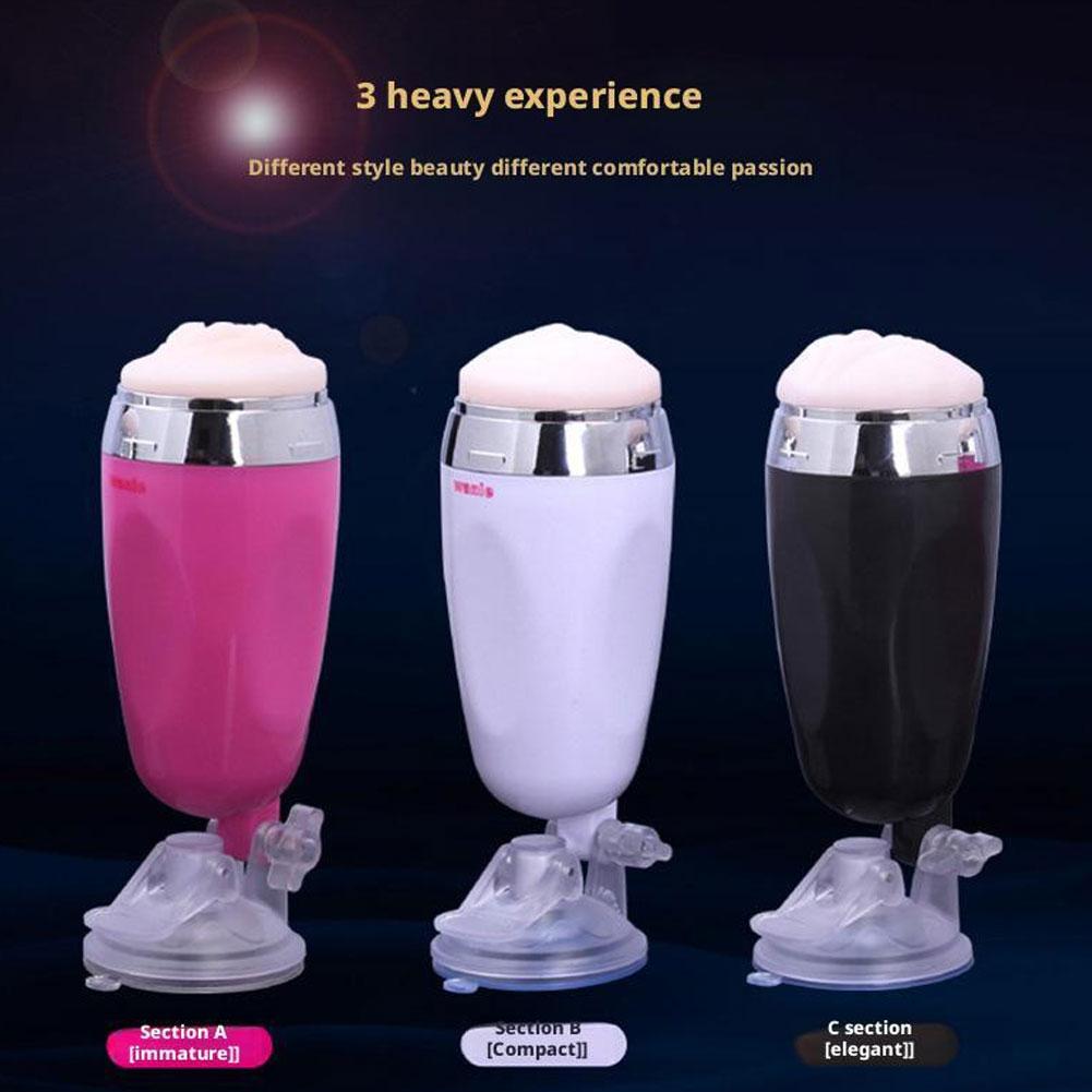 X5 Hands Free Male Masturbator Intimacy Device with Vibration Stress Relief Massager Adult Pleasure Toy Easy to Use Intimate