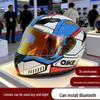 New Retro Full Face Motorcycle Helmet with Universal Day/Night Lens