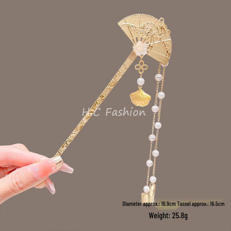 Cherry Blossom Tassel Hairpins: Elegant Hanfu Inspired Hair Accessories for Spring and Summer