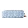 Coach Signature Denim Mini Hobo Bag Light Blue Leather Trim Silver Hardware Daily Casual CJ939-LHPBU
