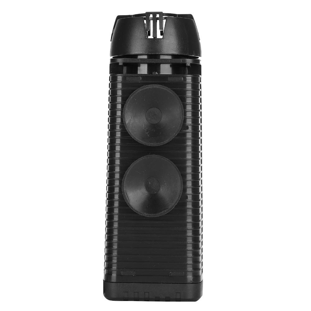Filter Filtration Hanging Type Aquarium Oil Film Filter Suction Cups Black Fish Tank Filter PVC Surface Skimmer Fish Tanks