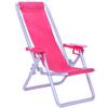 1:6 Scale Dollhouse Furniture Swim Foldable Deckchair For Barbie Doll For Blythe House Lounge