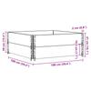 Plant Box 100x100 cm Solid Pine Wood