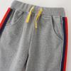 Kinderhosen Kindersporthose für Jungen Mode geflochtenes Band Jungen Baumwoll-Jogginghose Kinderhose mit elastischem Bund