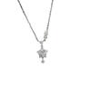Nickel Silver Plated Gold Sparkling Star Necklace: Fashionable Luxury Meteor Shower Clavicle Chain for Women