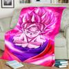 Dragon Ball! Print Blanket Warm Comfortable Flannel Blanket for Bedrooms, Sofas, Beds, Chairs, Picnics, Travel