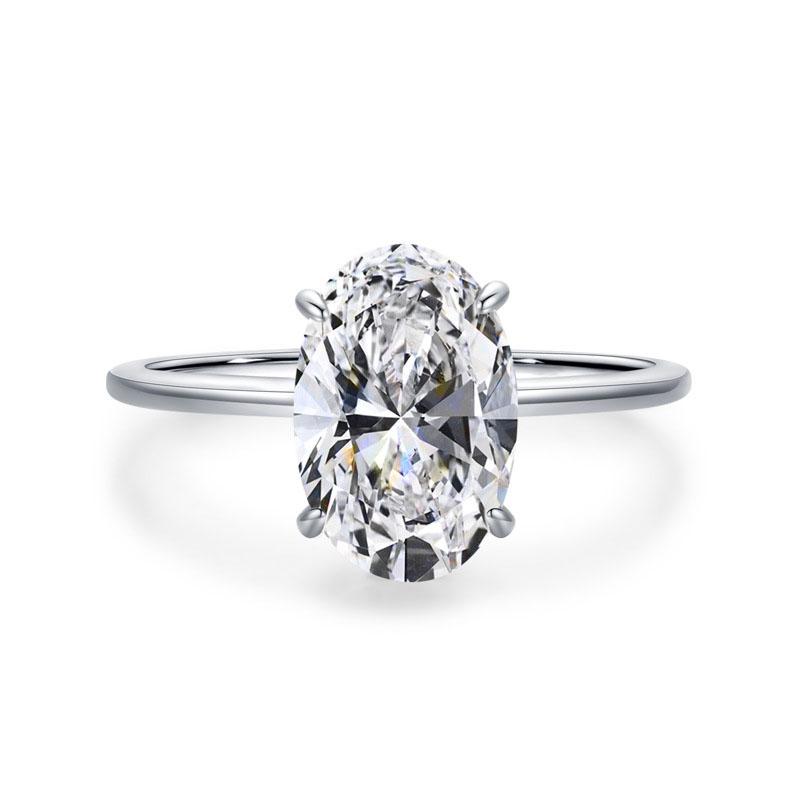

New 316L Stainless steel Wedding Ring for Women Dazzling Zirconia Luxury Lady Accessories Bridal Jewelry Not Fade 5
