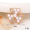 Pearl Flower Five-Petal DIY Phone Case Teardrop Clog Embellishments