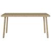 Garden Coffee Table Rectangular Beige 80 x 40 x 37 cm Poly Rattan