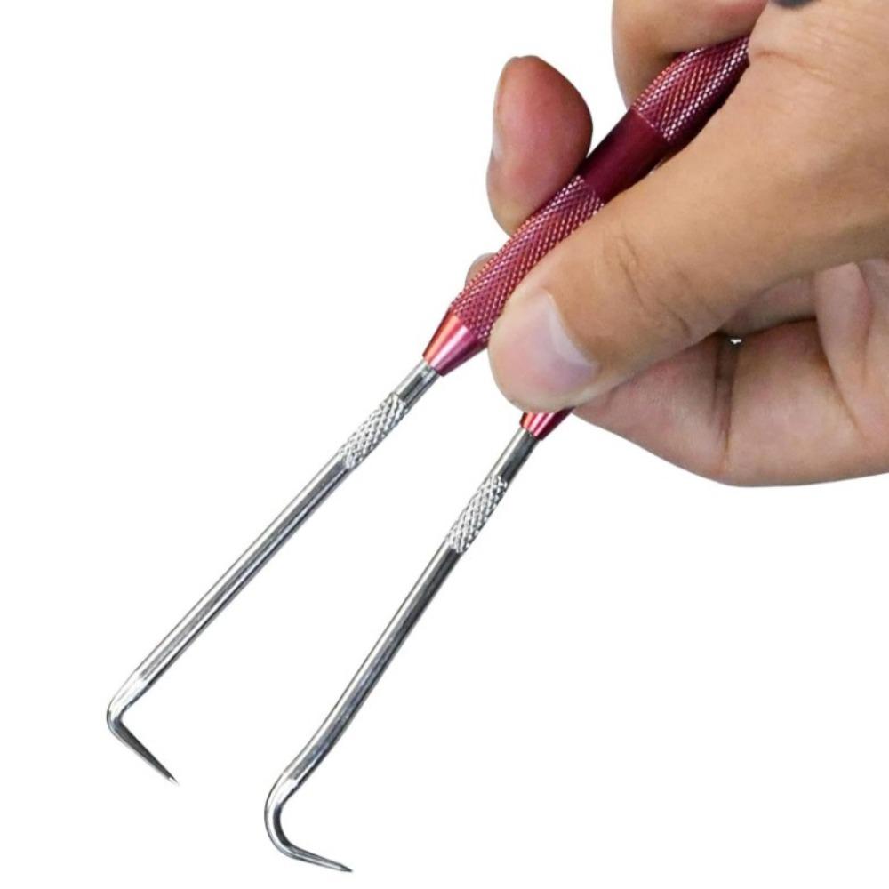 2 STÜCKE Reparaturwerkzeug Kamm Dietriche Mini Dichtung Zieher O-Ring Haken Abzieher Auto