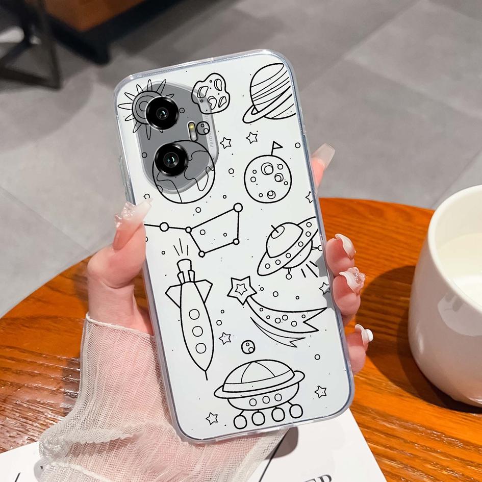 Silicone Soft TPU For Huawei Honor 300 Pro 70 200 Lite X5B Plus X6 X6B X6S X8 Back Cover Fashion Pink Bow Tie Pattern Transparent Anti Slip For Huawei