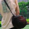 Basketball Bag Crossbody Drawstring Mesh Storage Shoulder Sports Ball Organizer Pouch Carrying with