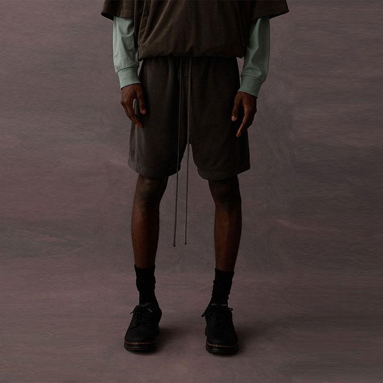 Fear of God Essentials Terry Short Off Black Men Bottoms 160BT224090F