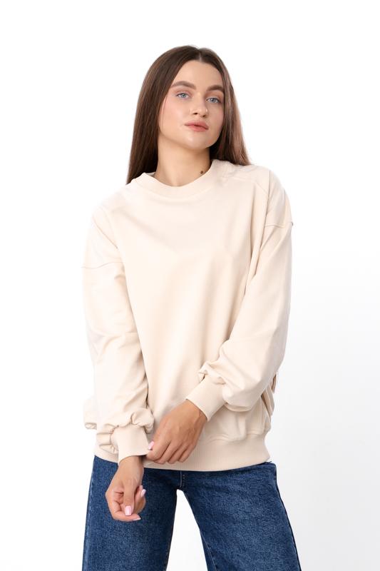 Sweatshirt (women) – Classic Fit, Long Sleeve & Round Neck, Any Season, 8385-057 HC