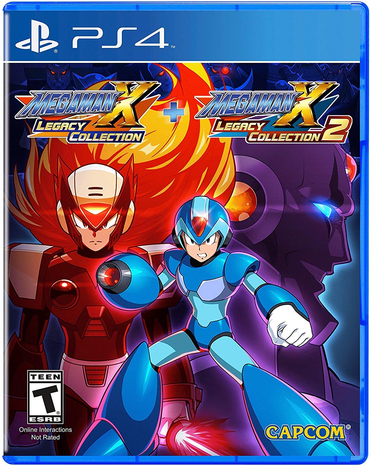 Mega Man X Legacy Collection North PS4 1+2 (Import Version America) -