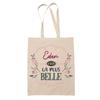Tote Bag - PLANETEE - Eden the Most Beautiful - Jute - Printed In France - Sturdy Handles
