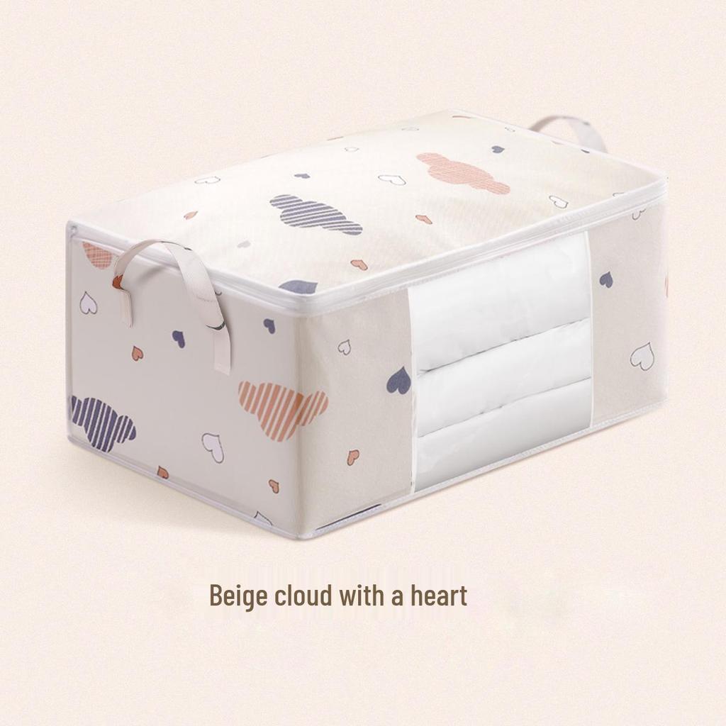 Large Capacity Dustproof Quilt Storage & Moving Bag with Clear Window