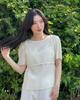 Onaenon Bustier Check Blouse New5Mb530