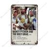 1975 British Comedy Film Monty Python and the Holy Grail Metal Tin Sign Retro Metal Signs Wall Plate Home Bar Club Metal Plaque