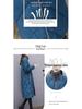 2023 Autumn/Winter Women's Mid-Length Korean Plus Size Lightweight Down Cotton Coat Jacket