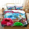 3D Anime Spiel Slime Rancher 2 Bettwäsche-Set Bedruckte Bettbezug Kissenbezug Einzel Doppel Stil Queen King Size Sets