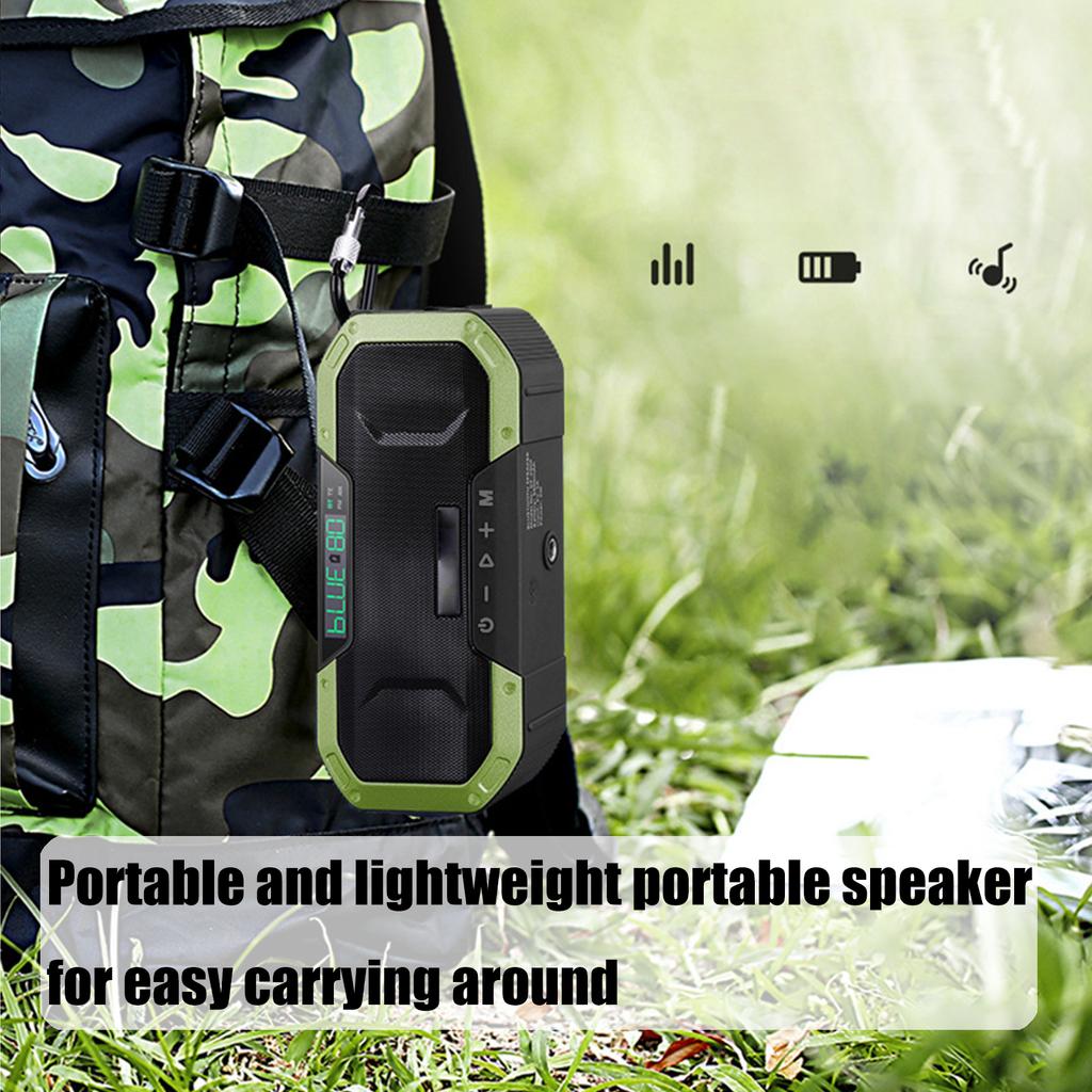 Multifunction Solar Radio Offering Hand Cranks USB C Charging FM AM Reception SOS Alarm IPX5 Protections for Hiking Trip