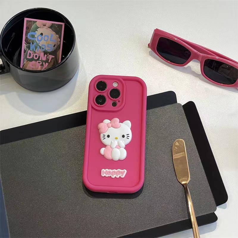 Spot applicable iPhone17 mobile phone case, Japanese and Korean ins, Apple 16promax all-inclusive fine hole cartoon protective case