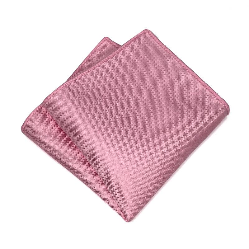 Dark Pattern Pocket Towel Trendy Man Gentleman Dress Business Wedding Suit Low-Key Elegant Single Plain Square Scarf 24*24Cm
